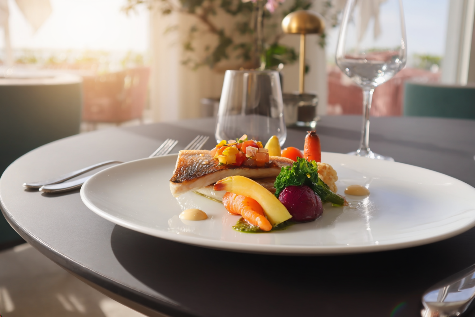 plats restaurant Aho Fina Grand Hotel Spa Thalasso (1)
